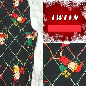LuLaRoe Holiday Kids Leggings Tween